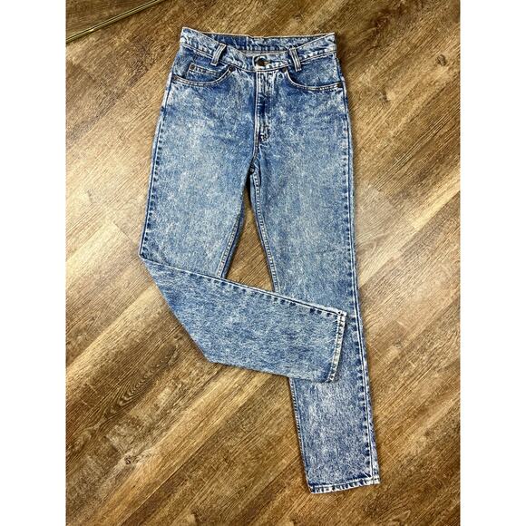 Levis Vintage Orange Tab Student Fit Jeans Acid stone Wash Tapered - Picture 1 of 9